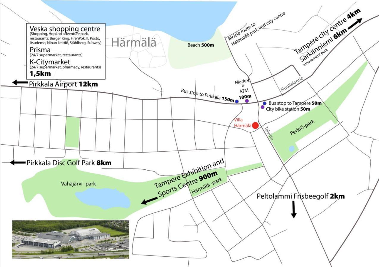 Villa Haermaelae Tampere Bagian luar foto